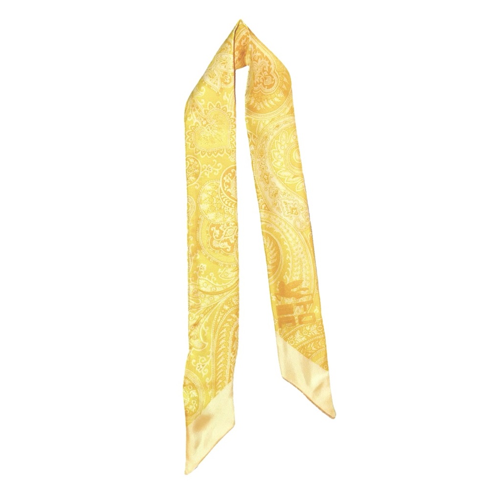 Etro Yellow Paisley Paisleyina Women's Scarf - Picture 2 of 4